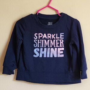 Falls Creek " Sparkle Shimmer Shine' Long Sleeve Shirt Size 12 Months
